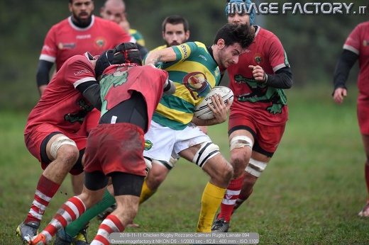 2018-11-11 Chicken Rugby Rozzano-Caimani Rugby Lainate 094